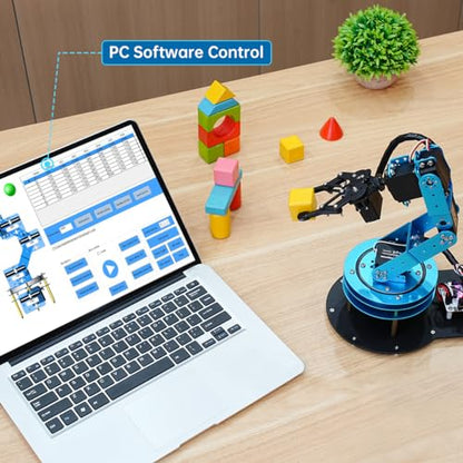 Robotic Arm Kit 6DOF Programming Robot Arm with 5 Servo