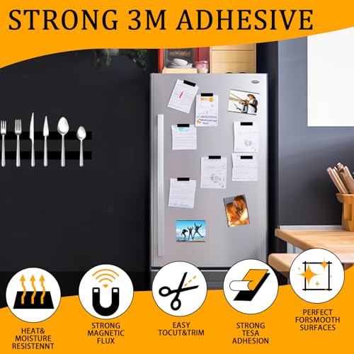 2 Rolls Magnetic Tapes with Adhesive Backing (36 Count)