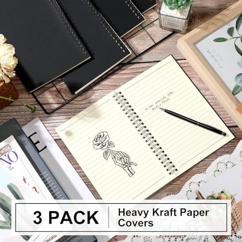 3 Pcs Spiral Notebooks (3 Count)