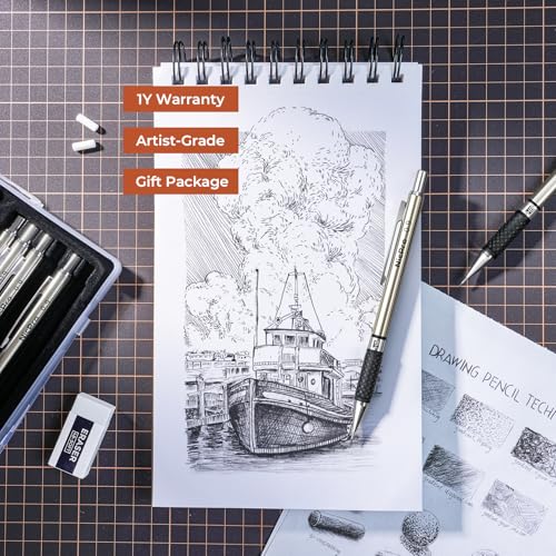 0.9 mm Art Mechanical Pencils Set in Case