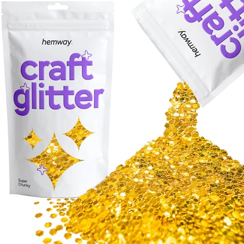 Craft Glitter Gold 100g Super Chunky Glitter (3.5 Ounce)