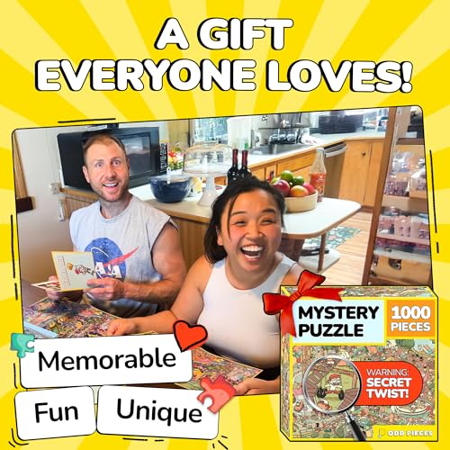 Jigsaw Puzzles 1000 Pieces with Storytelling Comics (1000 Count)