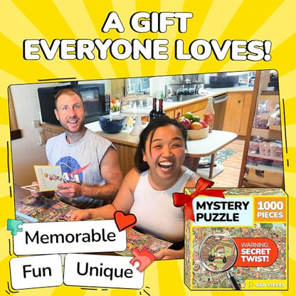 Jigsaw Puzzles 1000 Pieces with Storytelling Comics (1000 Count)