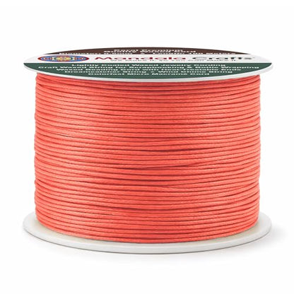 0.5mm Coral Waxed Cord (327 Foot)