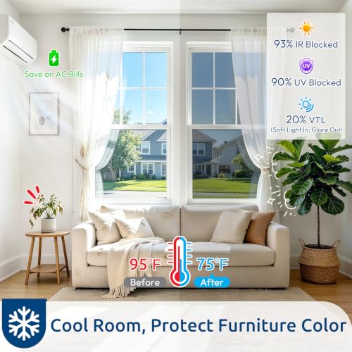 Window Privacy Film One Way (590.8 Sq Ft)