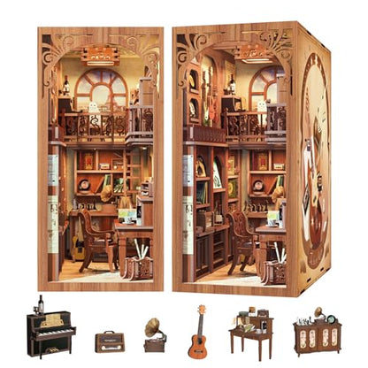 Book Nook Kit DIY Miniature House Dollhouse for Adults