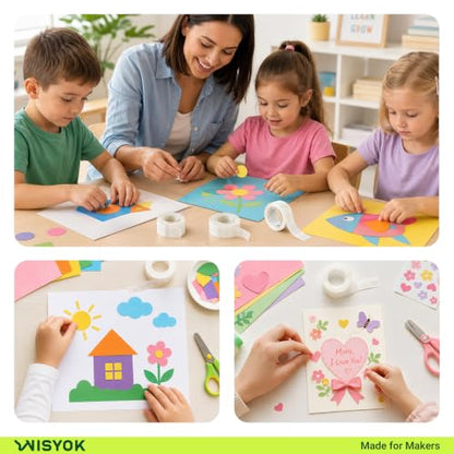 Clear Glue Points Dots (1200 Count)