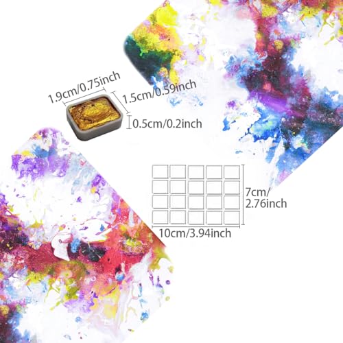 Metallic Glitter Watercolors