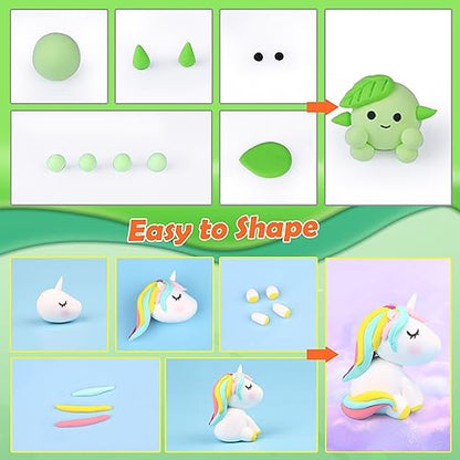 Air Dry Clay 100 Colors