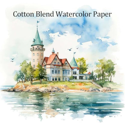 100 Watercolor ATC Cards (100 Count)