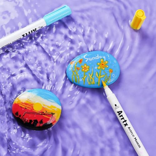 30 Colors Acrylic Paint Pens for Rock Painting