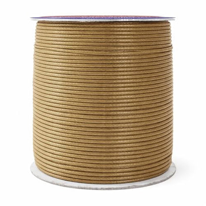 1.5mm Tan Waxed Cord (327 Foot)