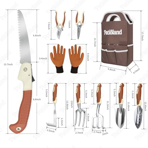 Brown Garden Tools Set 10 (10 Count)