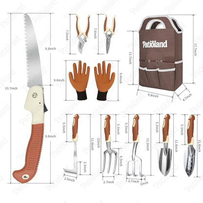 Brown Garden Tools Set 10 (10 Count)