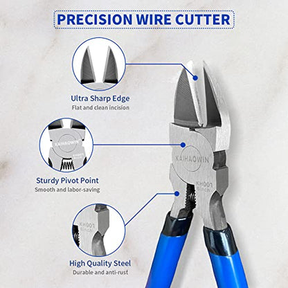 Wire Cutters 2 Pack 6.5 Inch (2 Count)