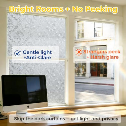 Window Privacy Film Decorative Non