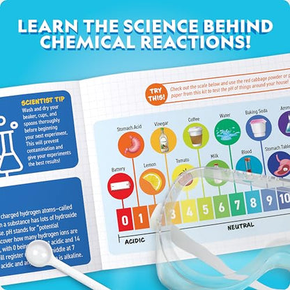 National Geographic Amazing Chemistry Set with 100+ Experiments Ages 8