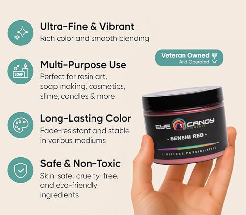 Pigments Premium True Red Mica Powder