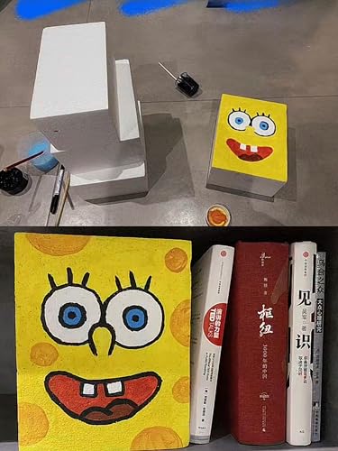 12x8x1in Craft Foam Blocks 4 Pack Foam Board for Art School Project