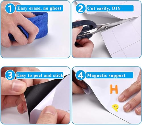 White Board Sticker Adhesive Backing