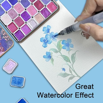 Mini Matellic Watercolor Paint Set