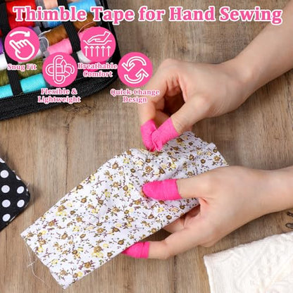 3 Rolls Thimble Tape for Hand Sewing