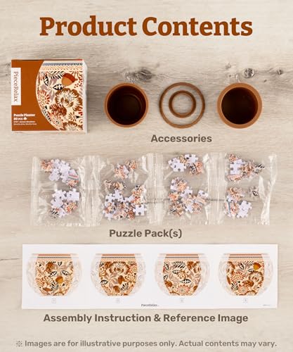 3D Puzzle Planter 80 Pieces