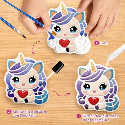 Unicorn Stepping Stones Painting Kits For Kids