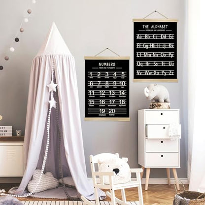 Alphabet and Numbers Wall Chart Set of 2 (2 Count)