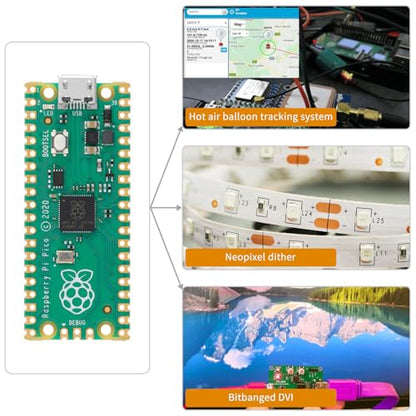 10pcs Raspberry pi pico Development Board with rp2040 Dual