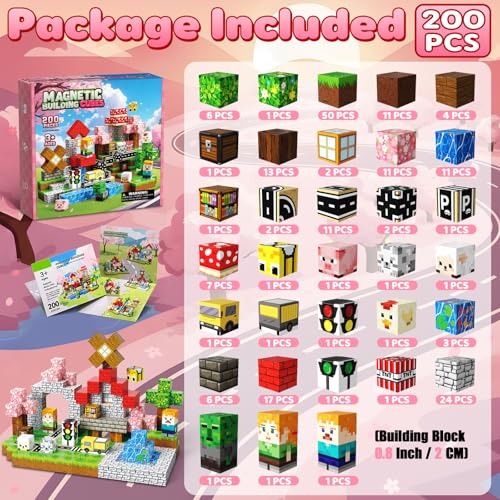 Magnetic Blocks (200 Count)