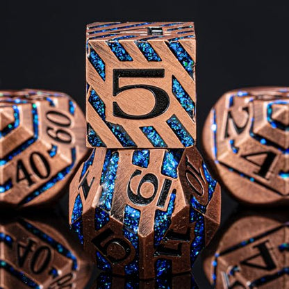 Inlay Metal DND Dice Set (7 Count)