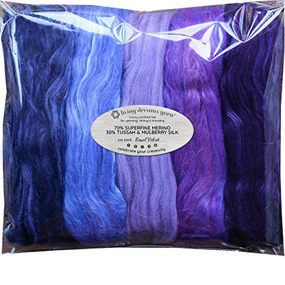 Merino Silk Luxe Tonal Designer Blend. Superfine Merino
