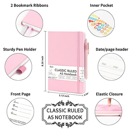 5 Pack Notebooks Journals Bulk (5 Count)