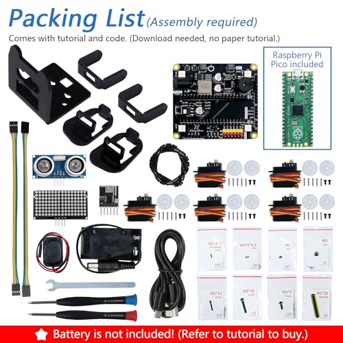 Bipedal Robot Kit for Raspberry Pi Pico