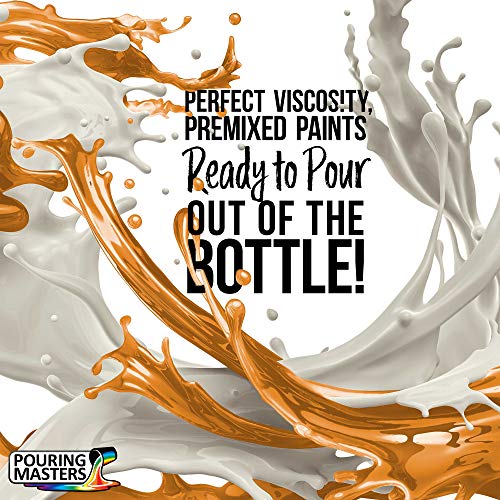 Golden Ochre Acrylic Ready to Pour Pouring Paint (64 Fl Oz)