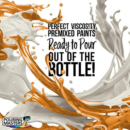 Golden Ochre Acrylic Ready to Pour Pouring Paint (64 Fl Oz)