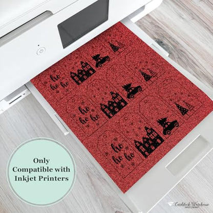 Cardstock Warehouse Diamond Print Inkjet Glitter