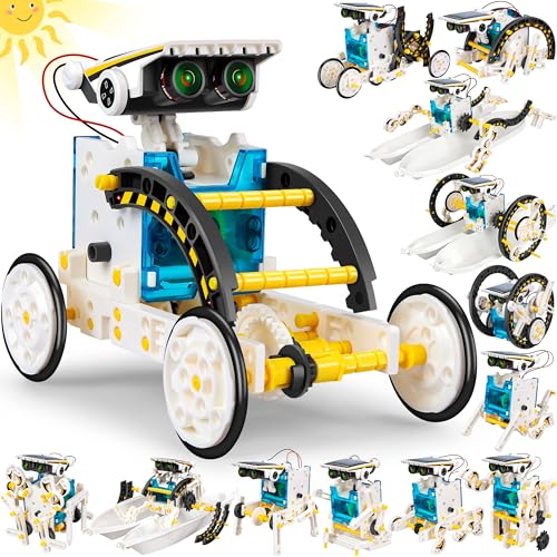 STEM 13-in-1 Solar Power Robots Toy,Educational Experiment DIY Robotics Kit
