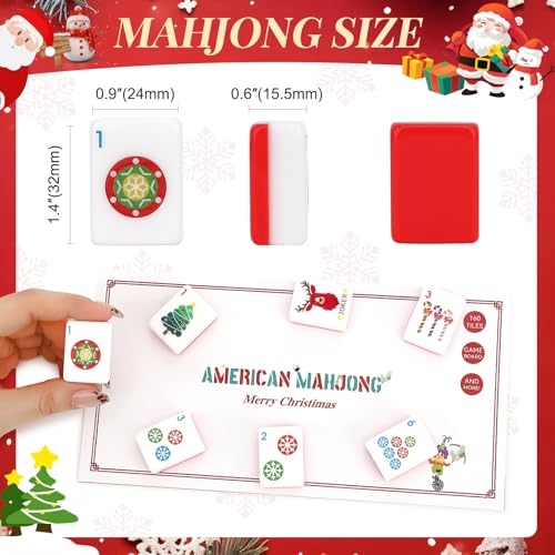 Christmas Mahjong Tiles