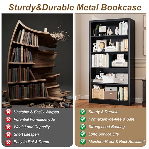 Metal Bookshelf