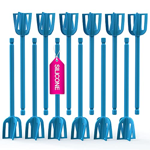 Epoxy Resin Mixer Silicone Paddles (12 Count)