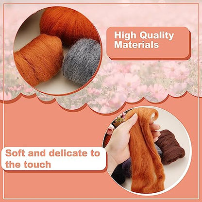 Needle Felting Wool 2.82 OZ (2.8219 Ounce)