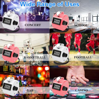2Pcs Plastic Hand Tally Counter 4