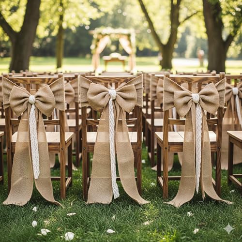 Burlap Ribbon 2" x 15 Yards Natural Jute 2 Inch 5yards 3 Rolls (45 Foot)