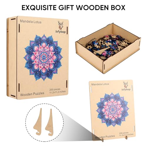 Mandala Wooden Puzzle (192 Count)