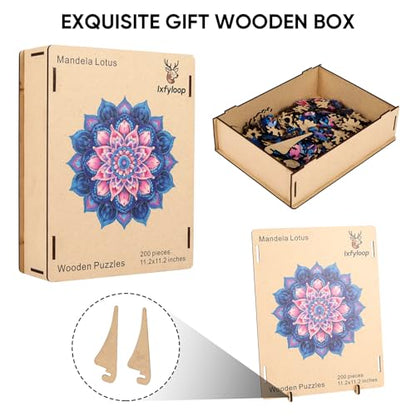 Mandala Wooden Puzzle (192 Count)