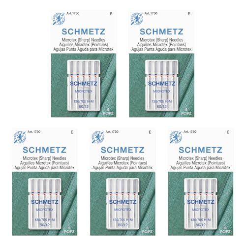 Microtex Sharp Sewing Machine Needles (25 Count)