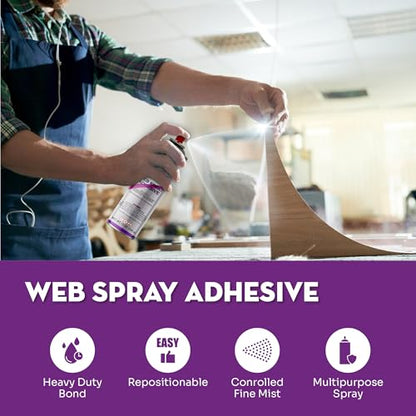 Professional Quality General Multipurpose Spray Adhesive (12 Ounce)