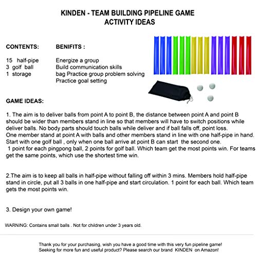 15 Pipe Pipeline Team Building Activities Kit Group Games